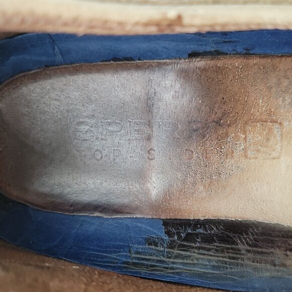 Sperry Top Sider Mens10M Boat Shoes Leather 0777940 Slip On Comfort Preppy EUC - Picture 16 of 16